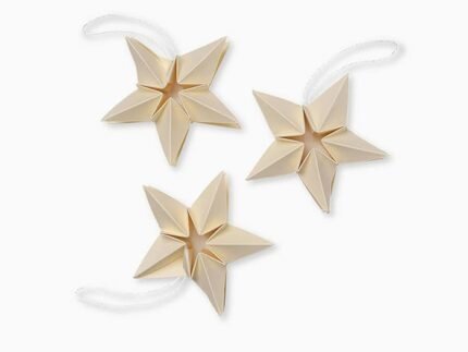 Amanda paper star Christmas decoration 3-pack